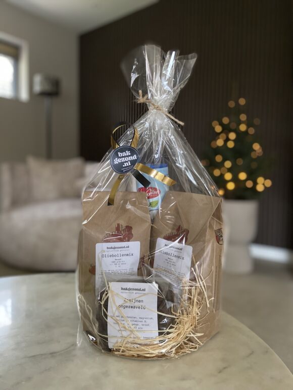 Oliebollenmix cadeaupakket | bakgezond.nl